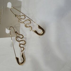 Elegant Gold Snake Earrings